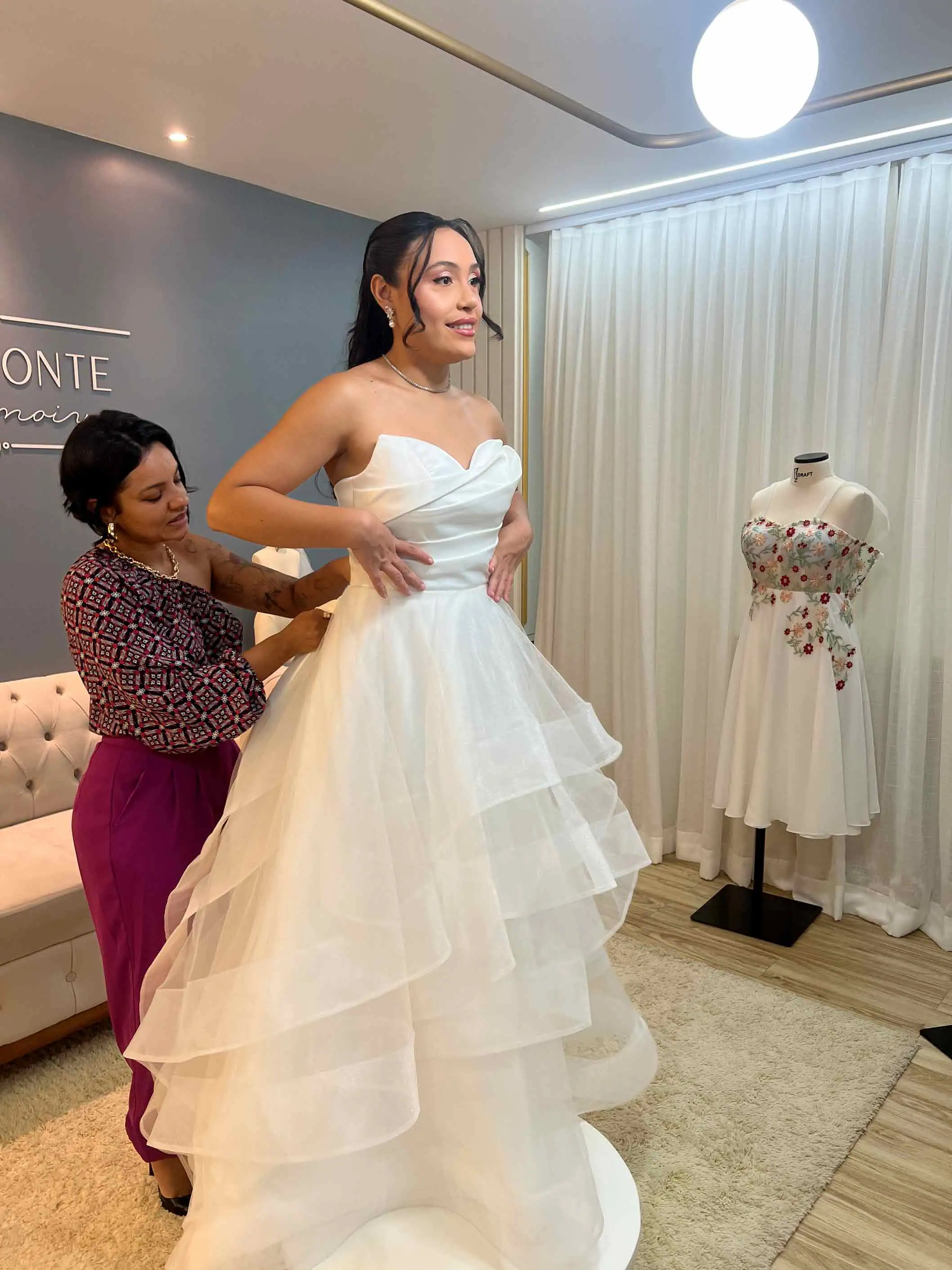 Prova final do vestido